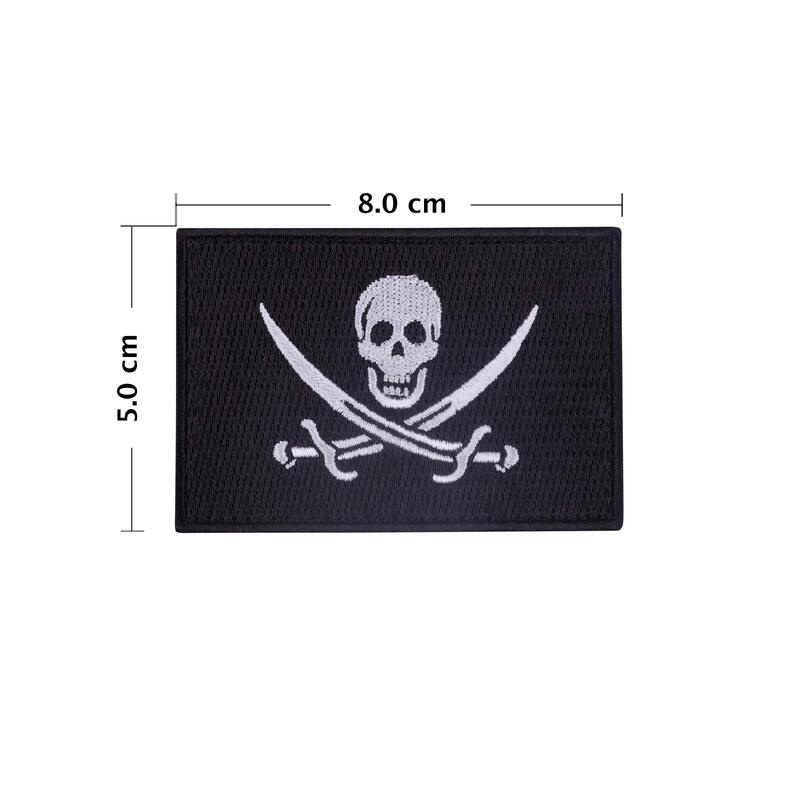 Parche de Velcro Bandera Pirata Elitex Training