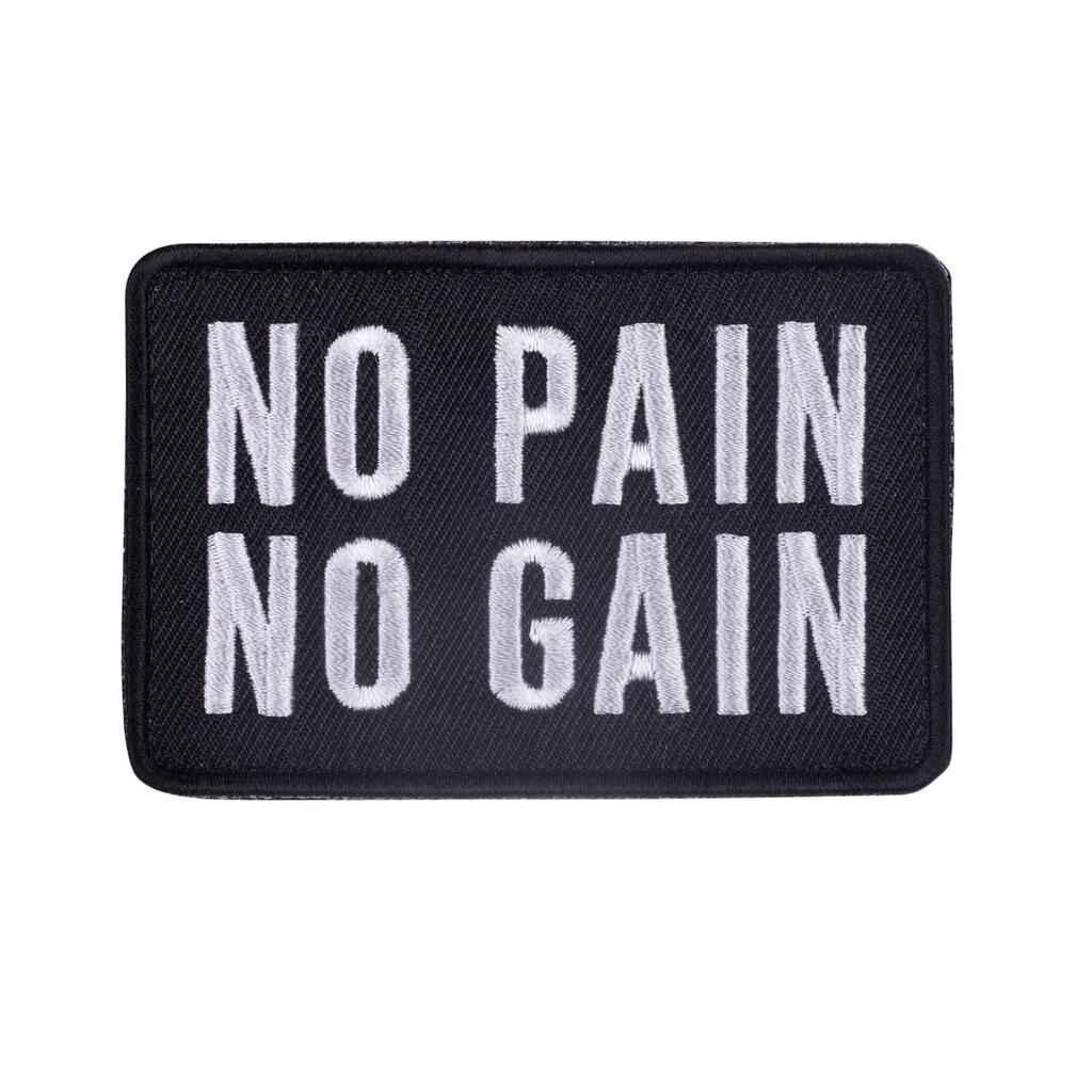 No Pain No Gain Velcro Patch Elitex Training