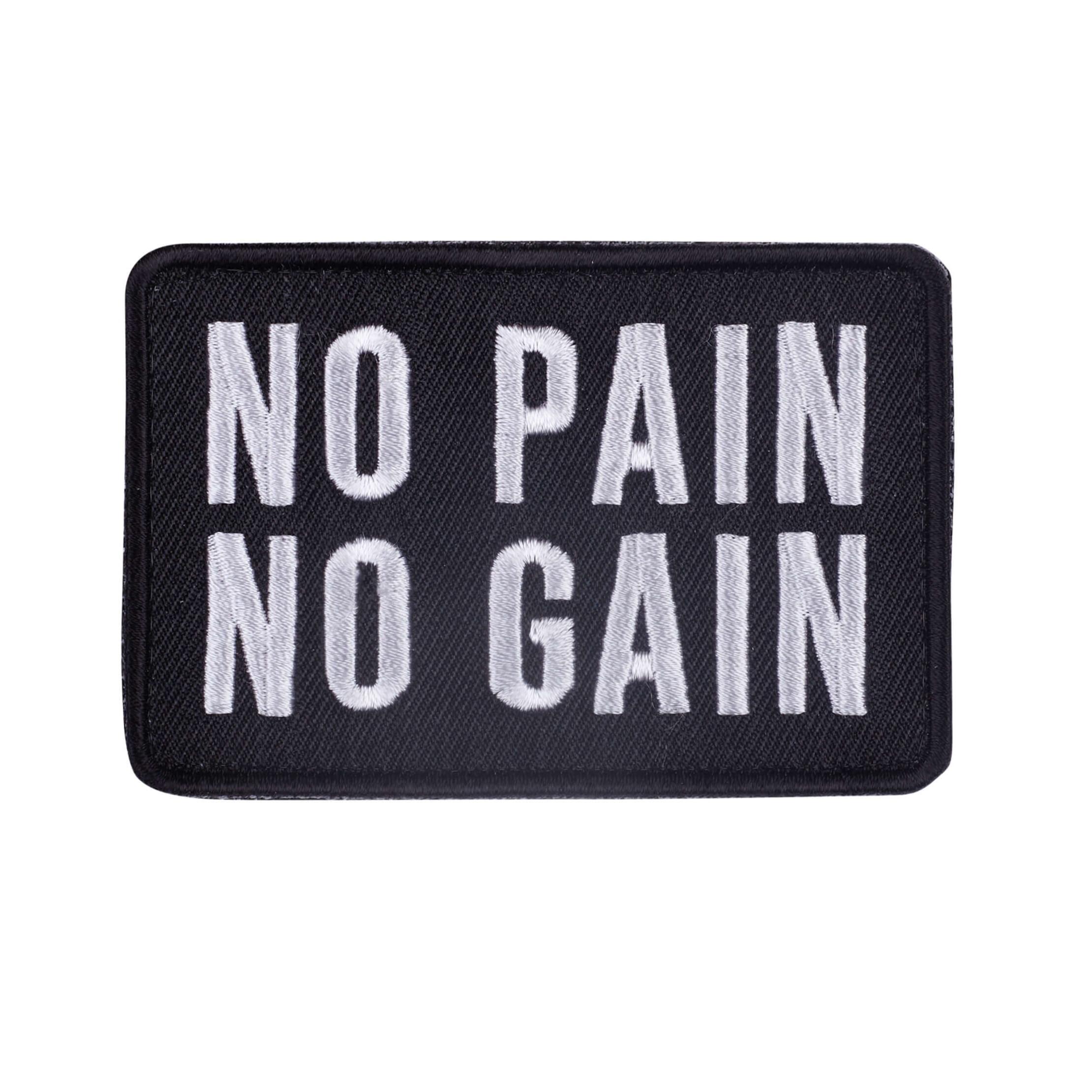 Patch de velcro no pain no gain elitex training