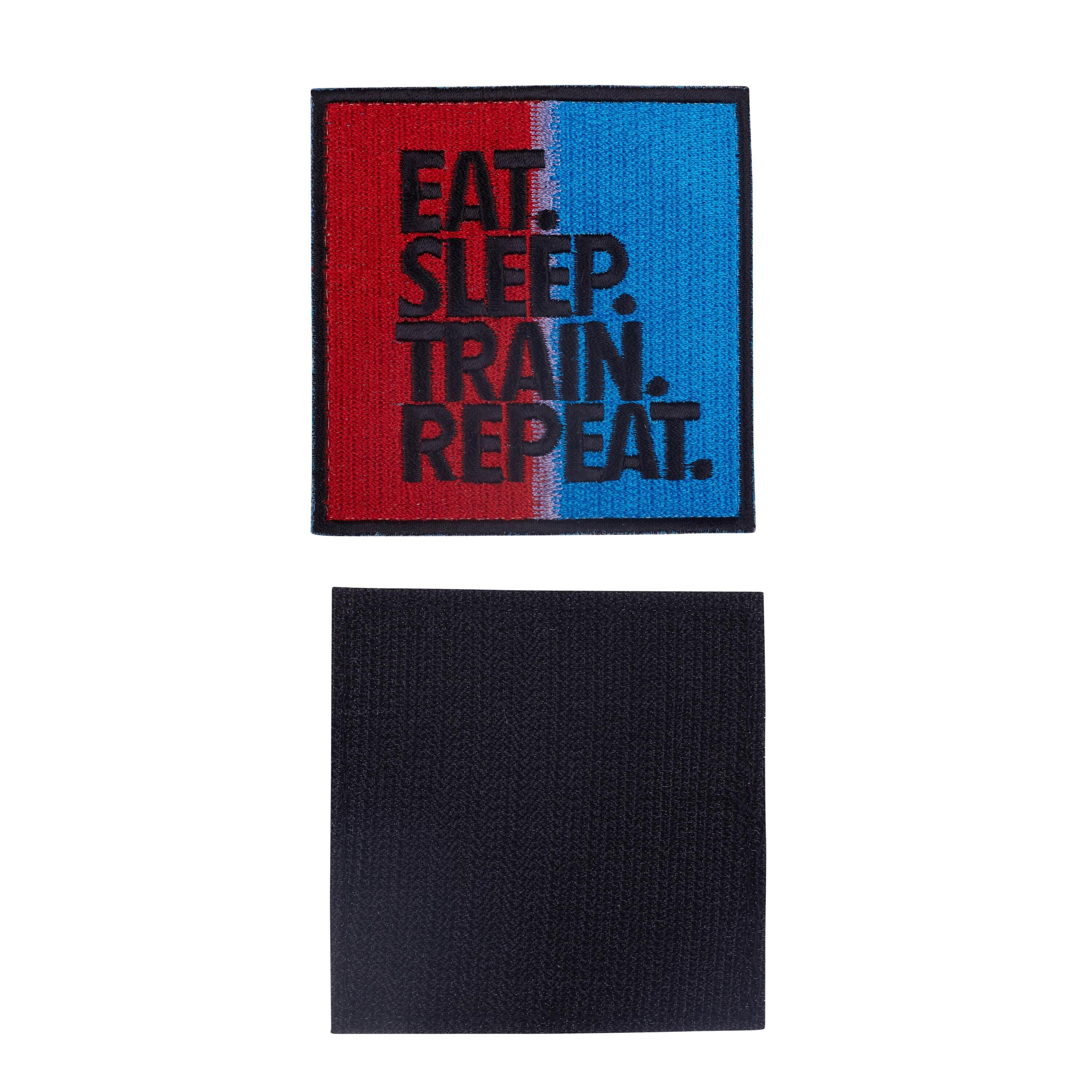 Velcro-Patch Eat Sleep Repeat Train Repeat Elitex Training 3/4