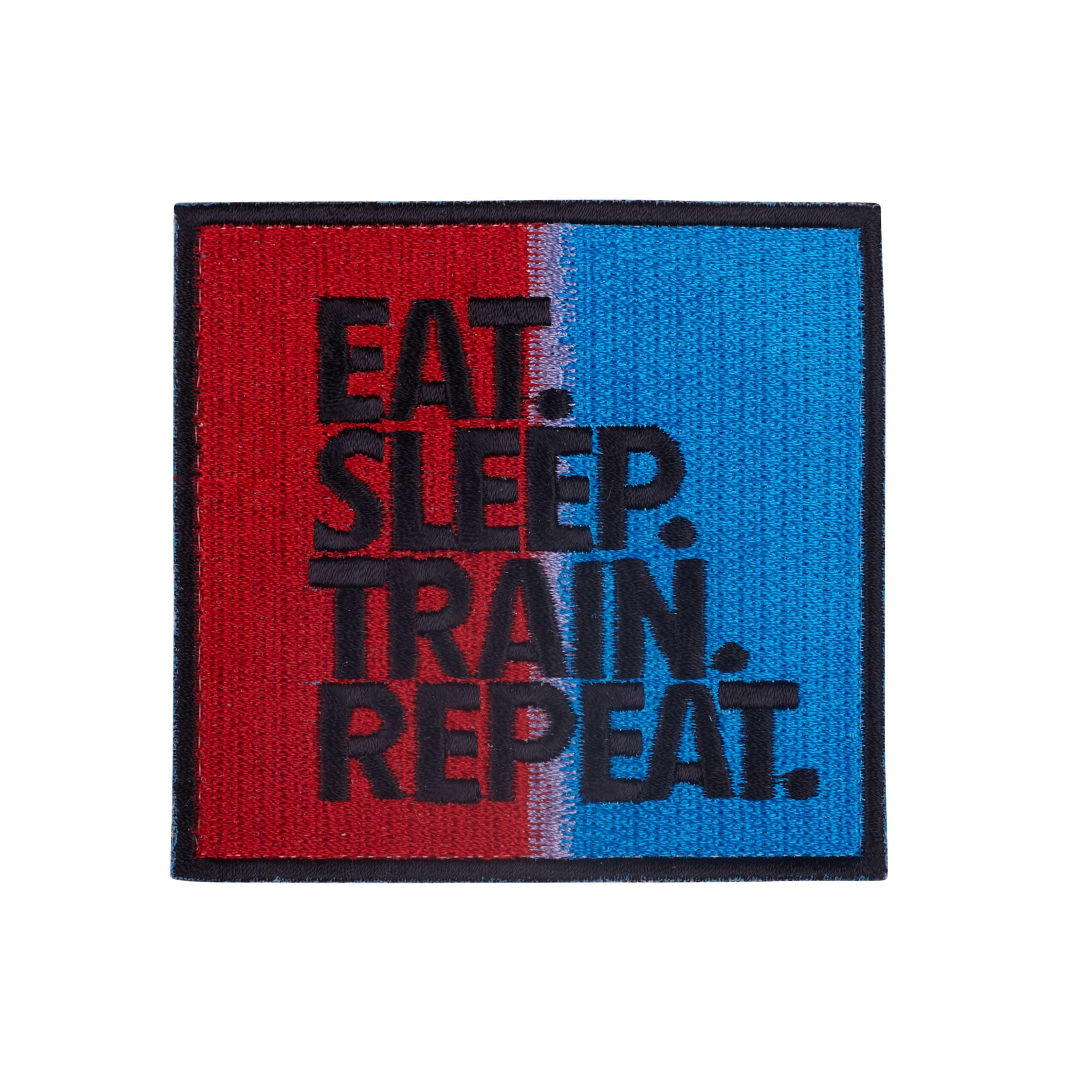 ELITEX TRAINING Velcro nášivka Elitex Training Eat Sleep Repeat Train Repeat