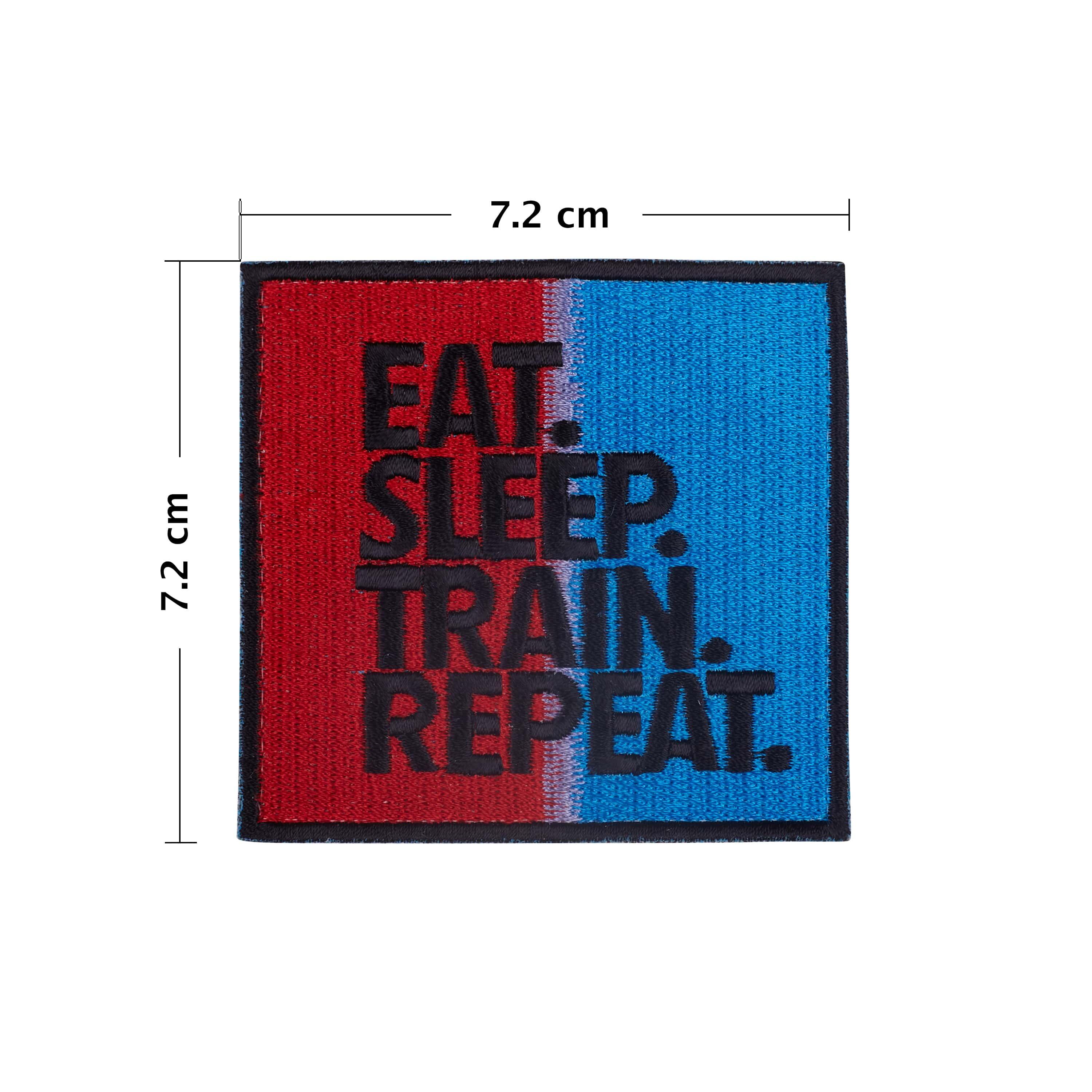 Velcro-Patch Eat Sleep Repeat Train Repeat Elitex Training 4/4