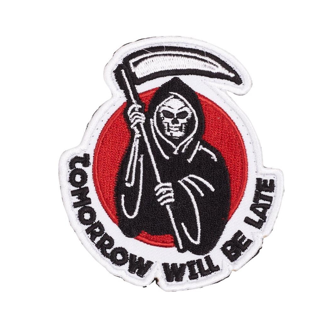 ELITEX TRAINING Velcro nášivka Elitex Training Tomorrow Will Be Late PVC