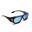 SGovers 2359 成人款偏光濾鏡外掛式健行太陽眼鏡 - 黑色/藍色