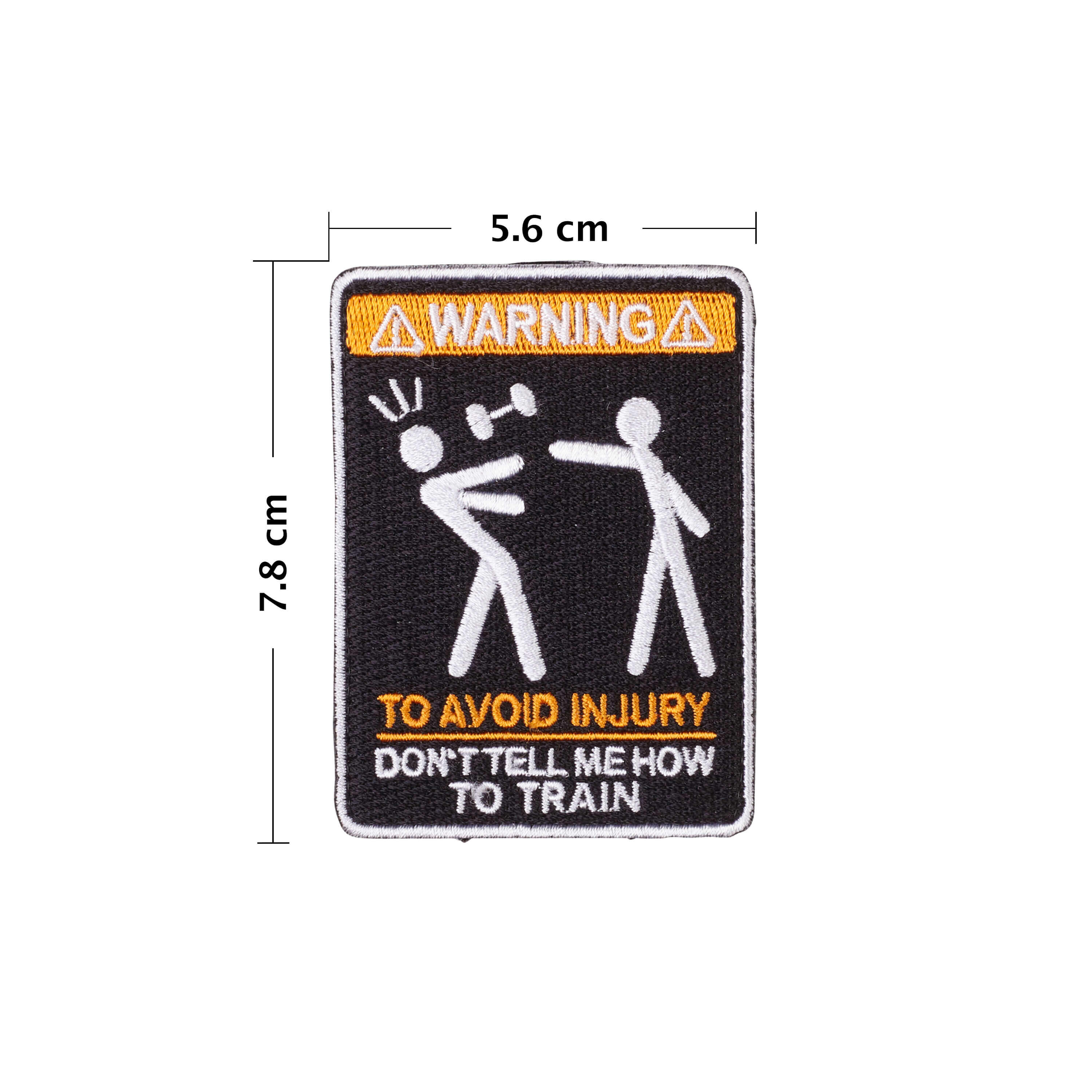 Patch de Velcro To Avoid Injury Dont Tell Me how to Train Elitex Training 3/3