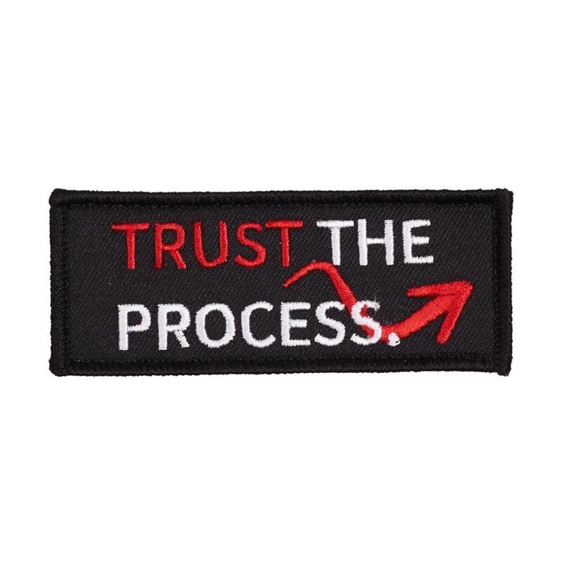 Naszywka na rzep Trust the Process Elitex Training