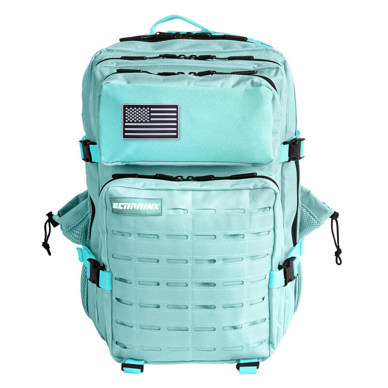 Zaino Tattico Militare ELITRAINX V2 VERDE MENTA 45L per Sport e Viaggi