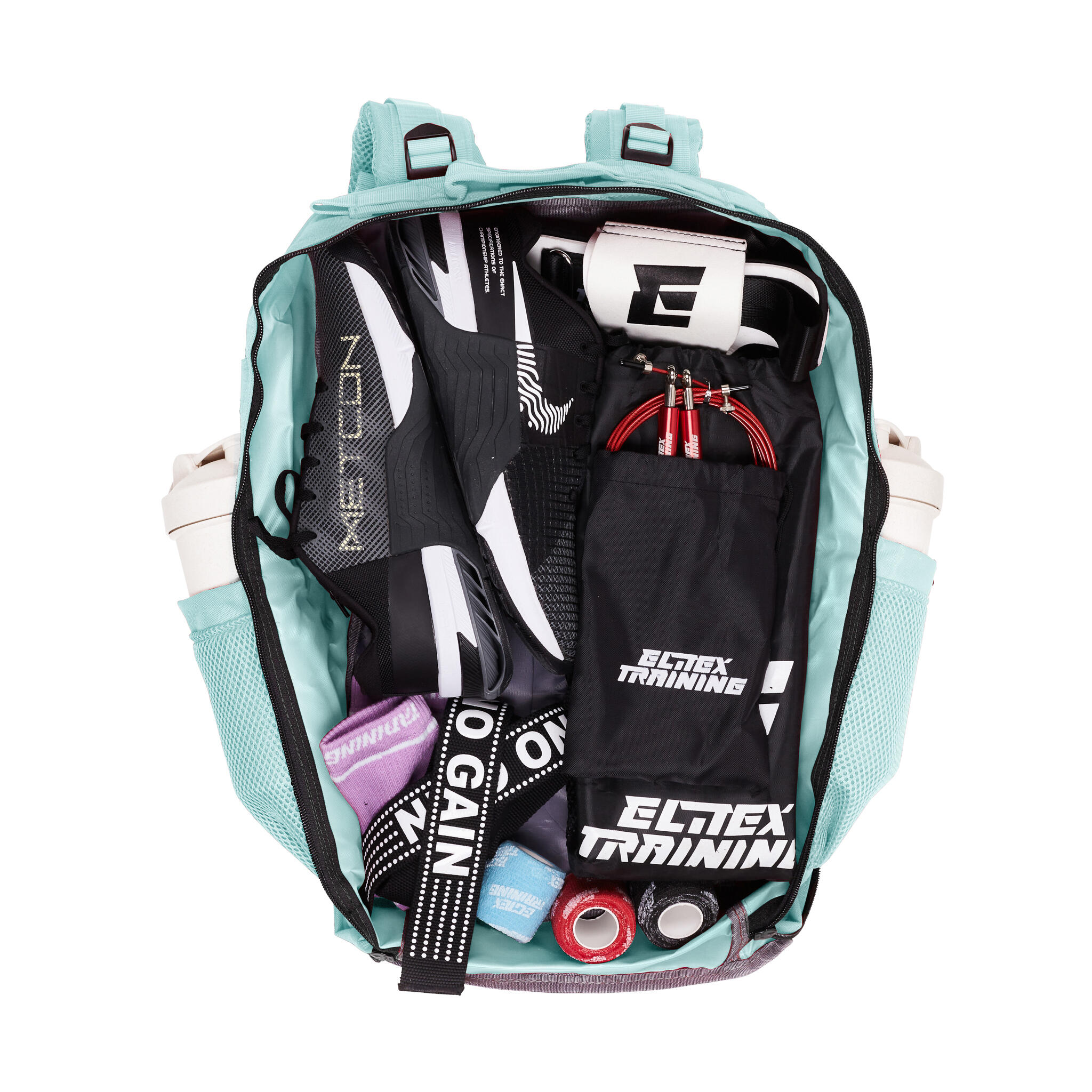 Sac à Dos Elitex V2 Vert Menthe 45L Cabine Entraînement Imperméable 5/8