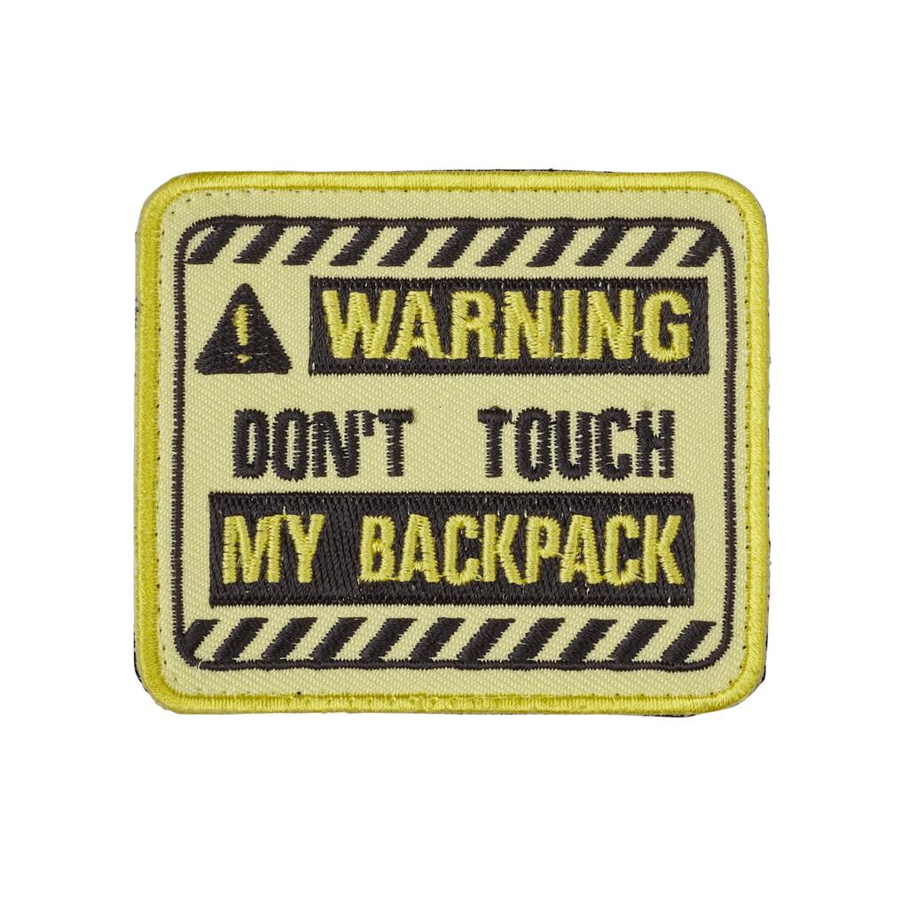 Don't Touch My Backpack Velcro Patch Elitex Training
