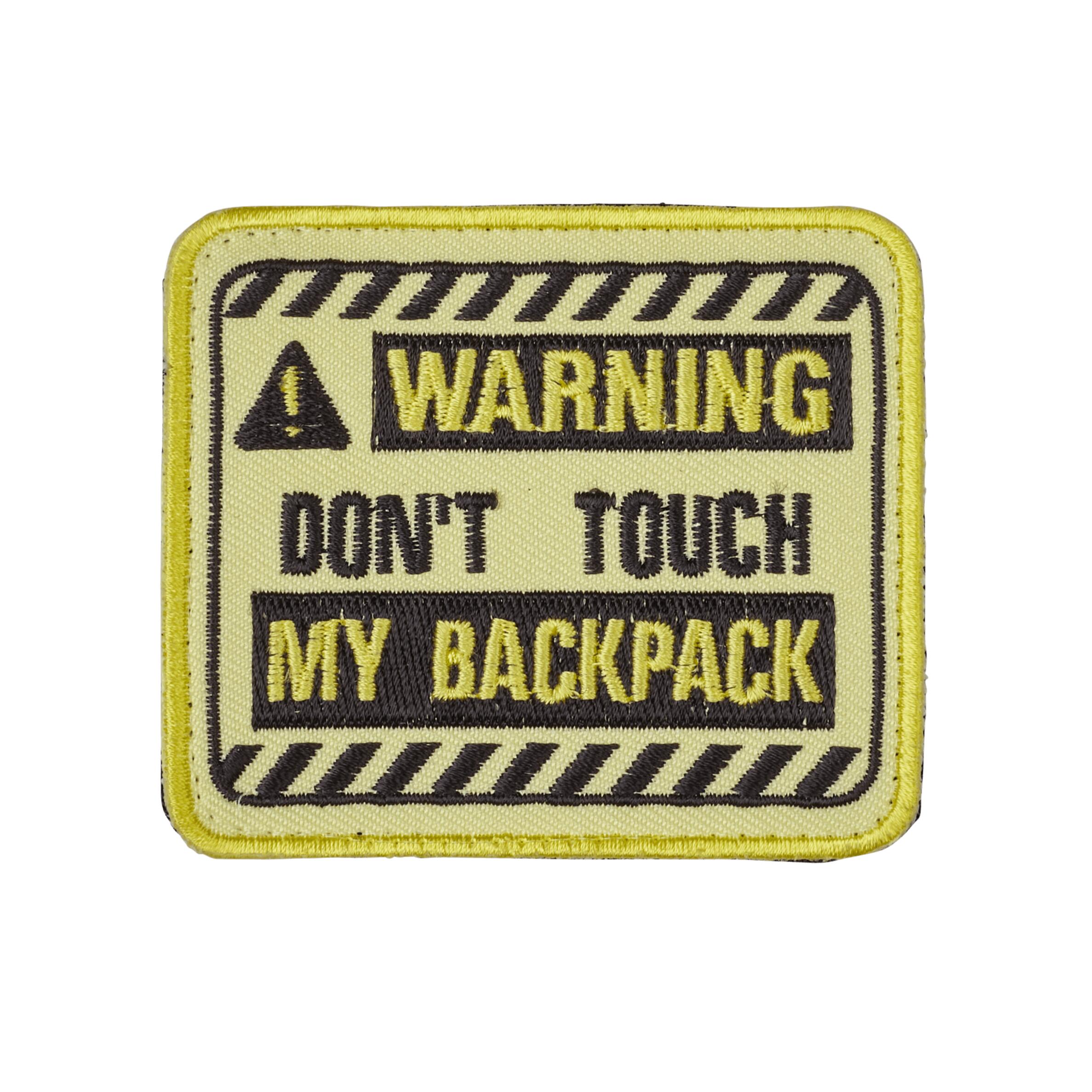 Patch de Velcro Dont touch my backpack Elitex Training