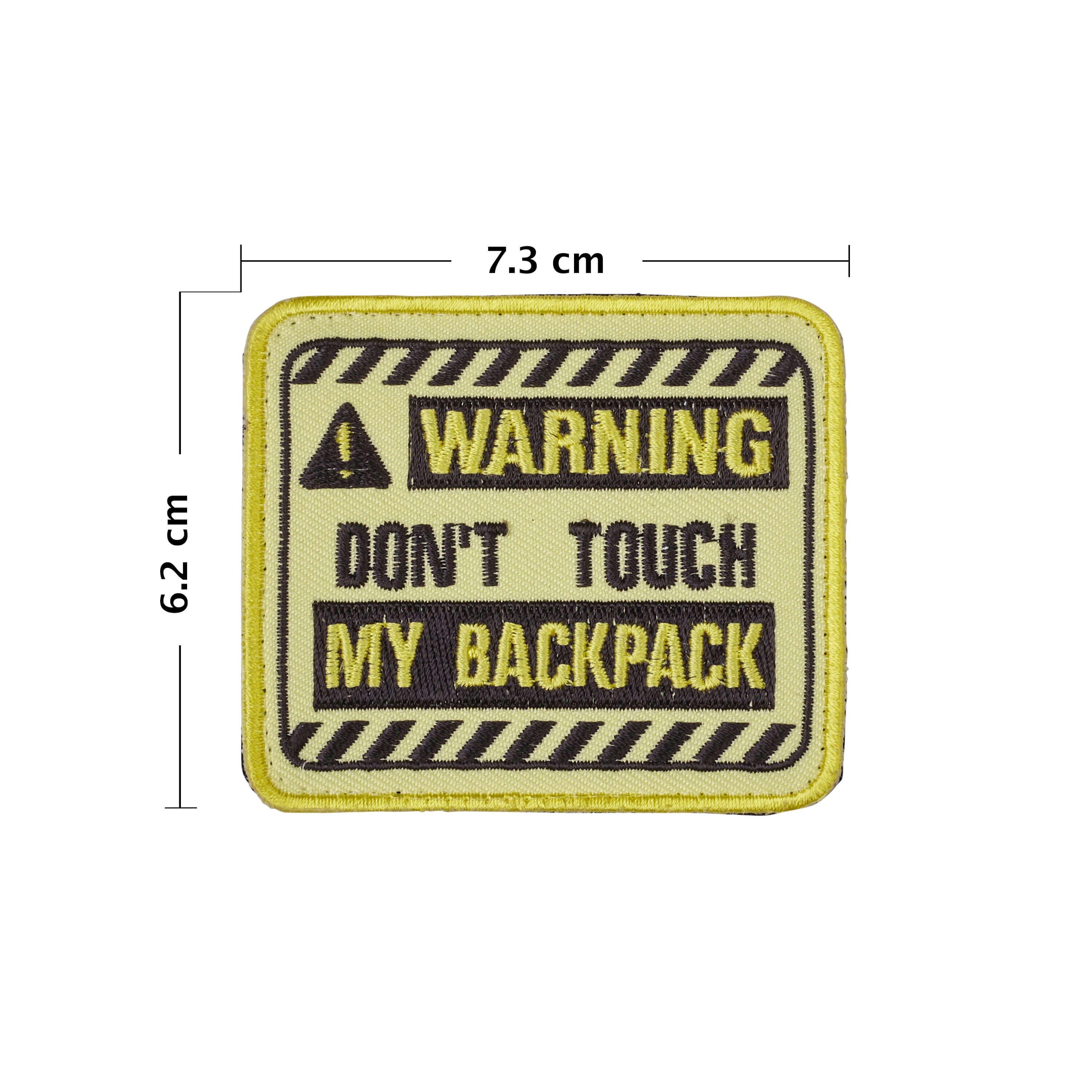 Patch de Velcro Dont touch my backpack Elitex Training 4/4