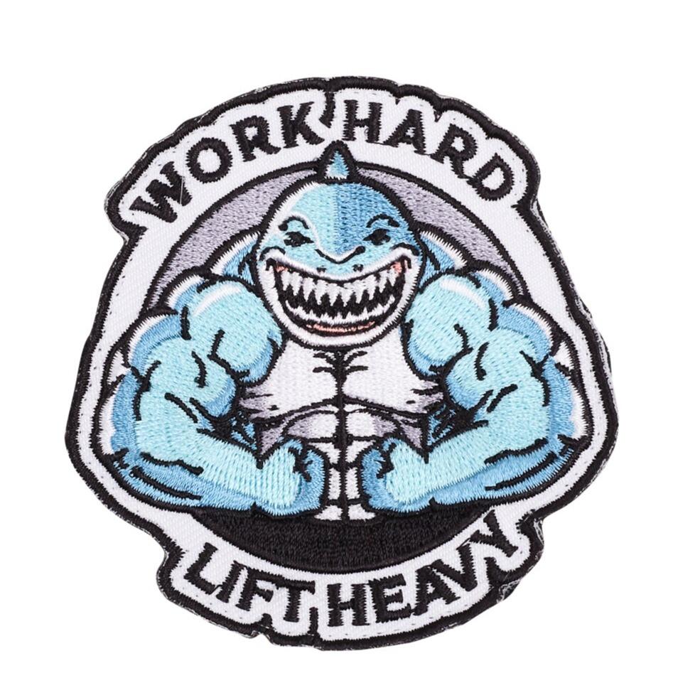 Patch de velcro work hard lift heavy elitex training