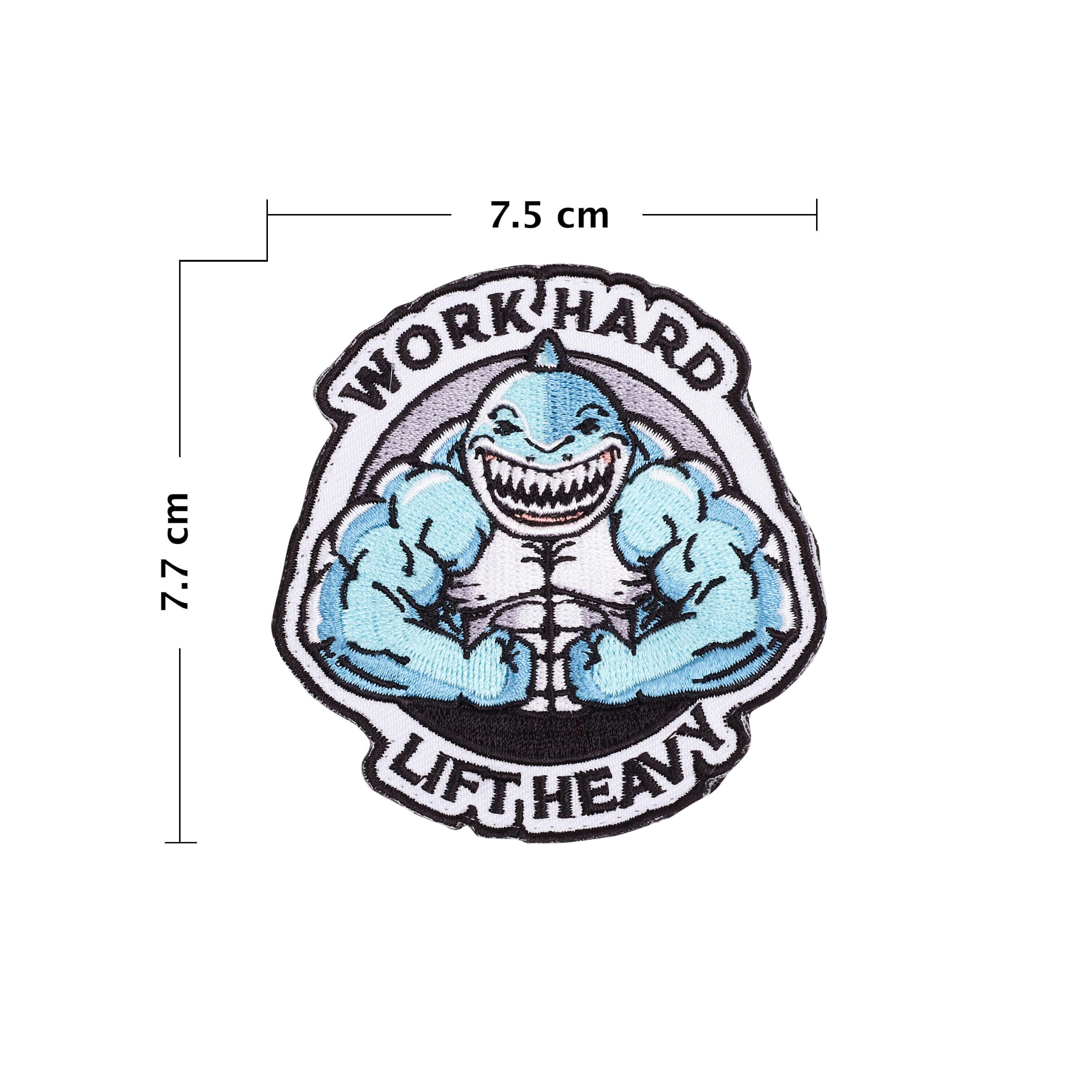 Patch de Velcro Work Hard Lift Heavy Elitex Training 3/3