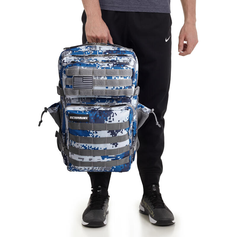 Militaire tactische rugzak ELITRAINX V1 NAVY DIGITAL 45L voor sport en reizen