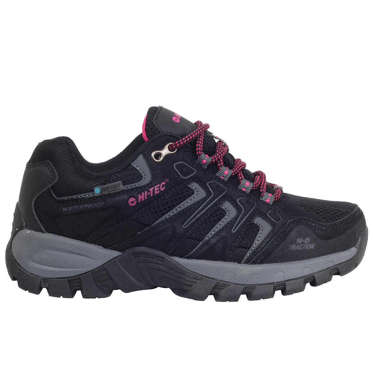 Zapatilla de Senderismo para Mujer Hi Tec Torca Low WP Negro