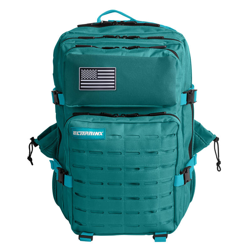 Sac à dos tactique militaire ELITRAINX V2 TURQUOISE 45L pour le sport