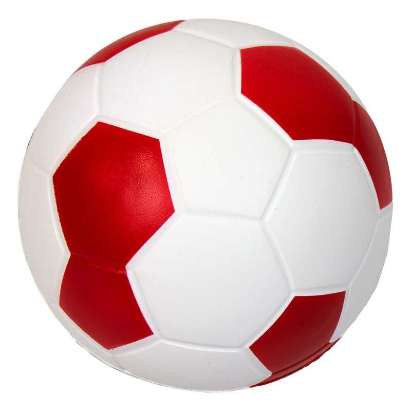 Piłka do piłki ręcznej Aktivsport 12 cm biała-czerwona. 2/2