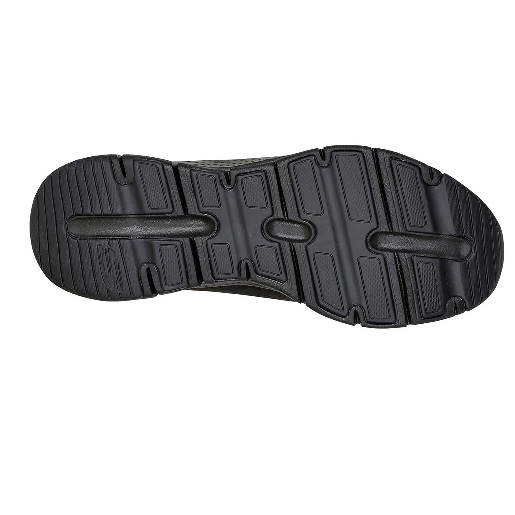 Zapatillas Deportivas Caminar de Hombre Skechers 232040_BBK Negras con Cordones 4/5