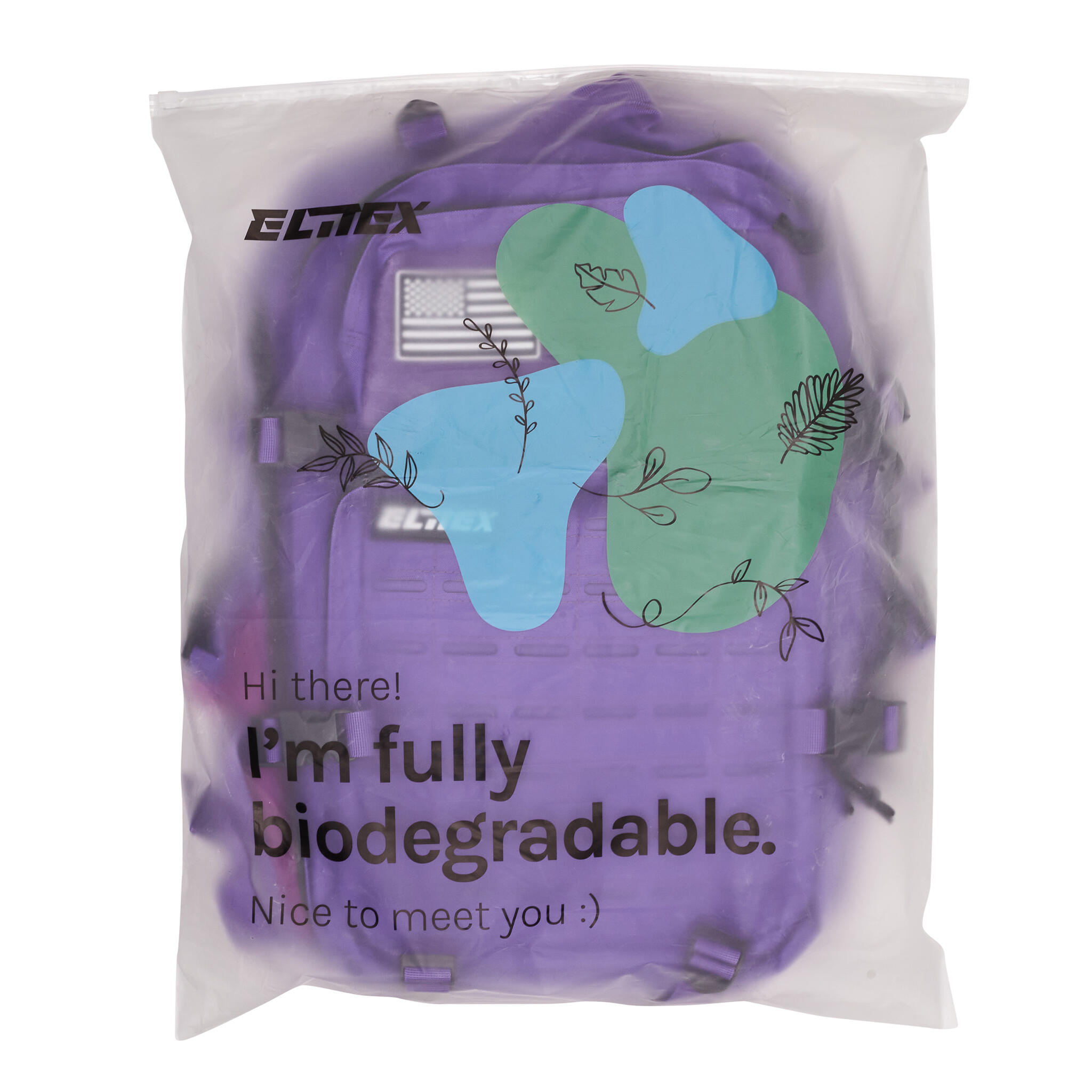 Sac à Dos Elitex V2 Violet 45L Cabine Entraînement Imperméable 7/8