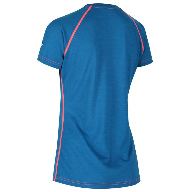 Tornell Femme Fitness T-Shirt - Bleu foncé / bleu