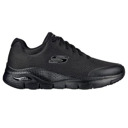 Zapatillas Deportivas Caminar de Hombre Skechers 232040_BBK Negras con Cordones