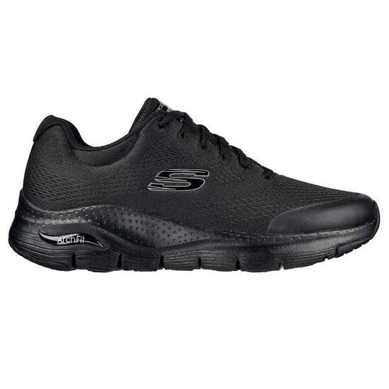 Zapatillas Deportivas Caminar de Hombre Skechers 232040_BBK Negras con Cordones