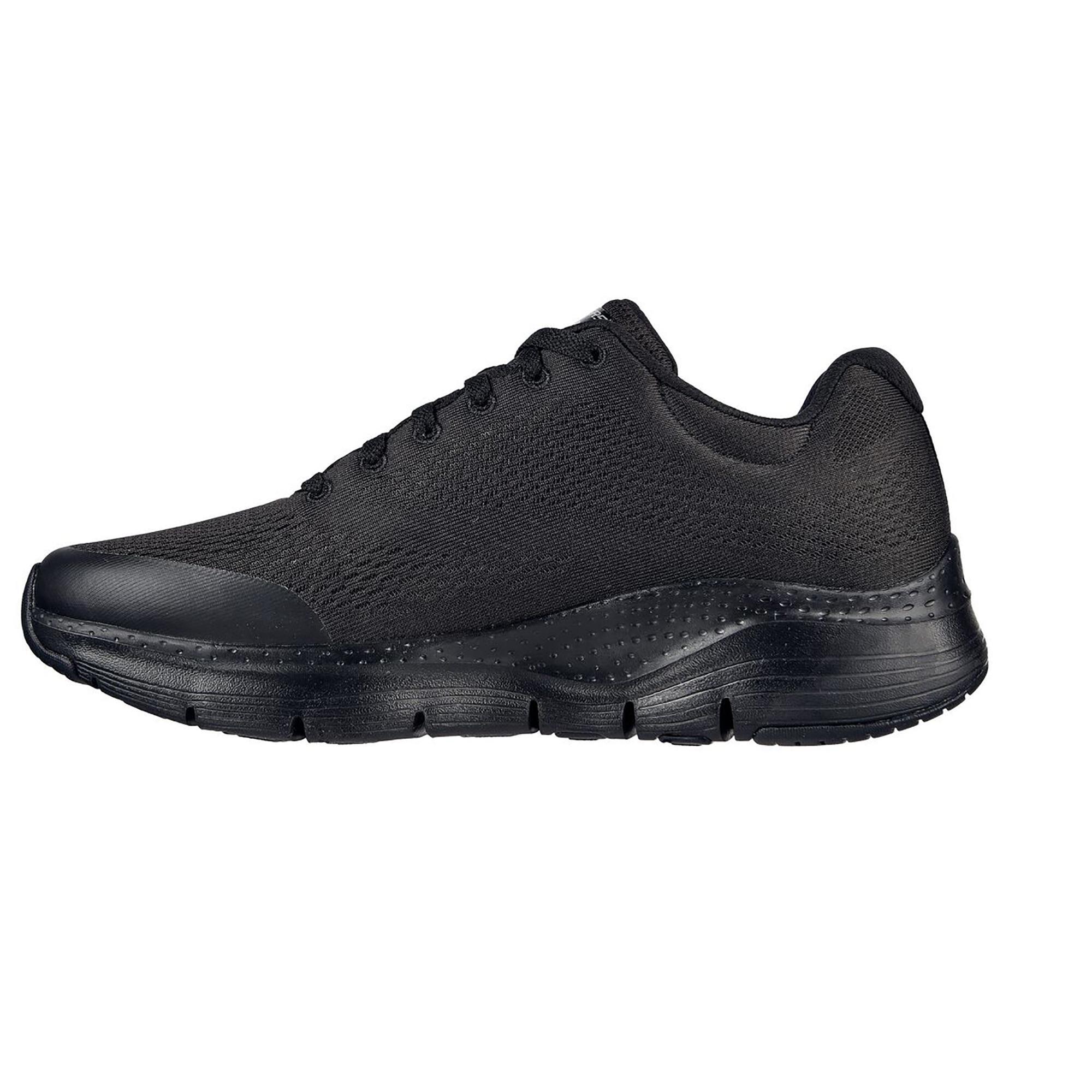 Zapatillas Deportivas Caminar de Hombre Skechers 232040_BBK Negras con Cordones 3/5