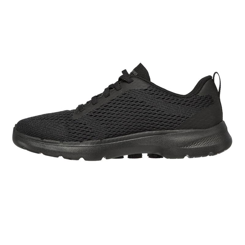 Zapatillas Deportivas Caminar para Mujer Skechers 124512_BBK Negras con Cordones