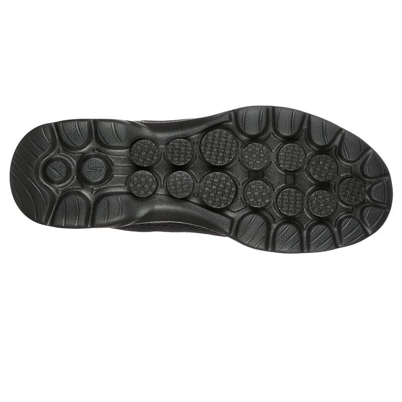Zapatillas Deportivas Caminar para Mujer Skechers 124512_BBK Negras con Cordones