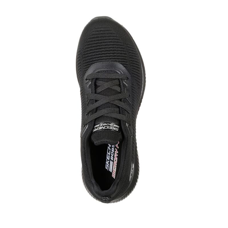 Skechers 32504_BBK Preto Ténis de caminhada para mulher com atacadores