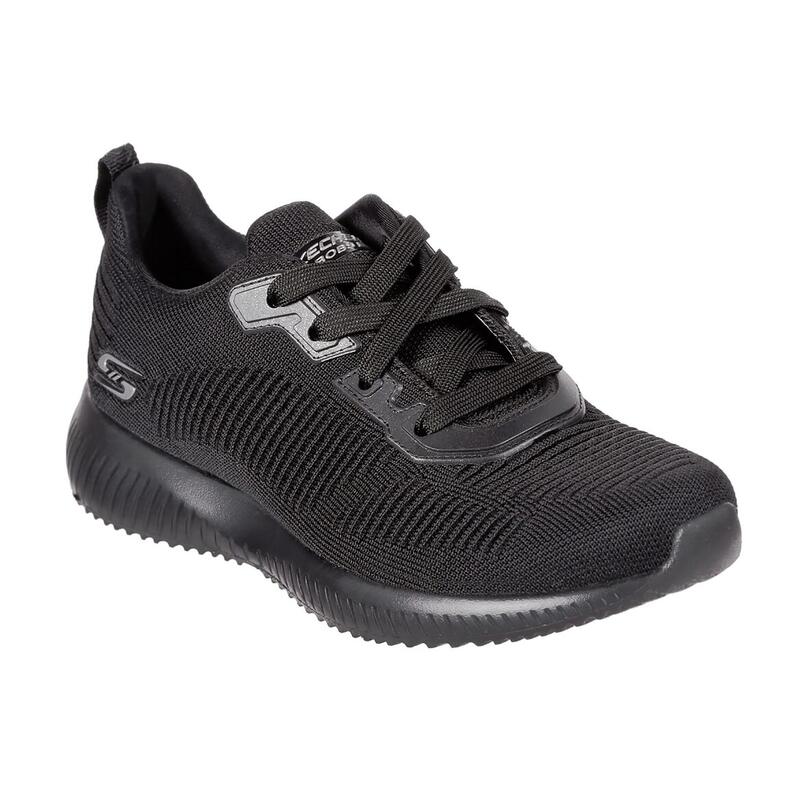 Skechers 32504_BBK Preto Ténis de caminhada para mulher com atacadores