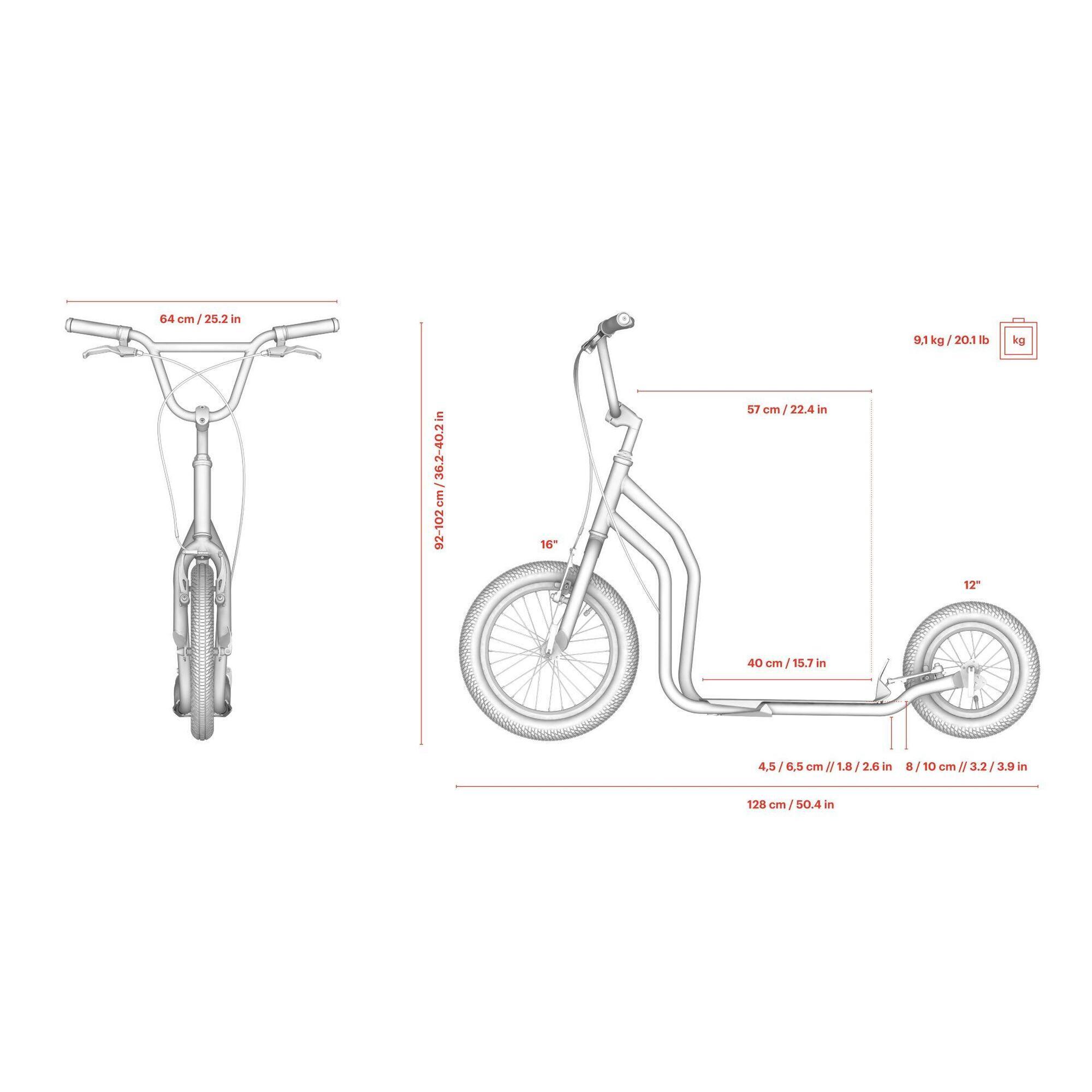 Scooter con pneumatici gonfiabili New York