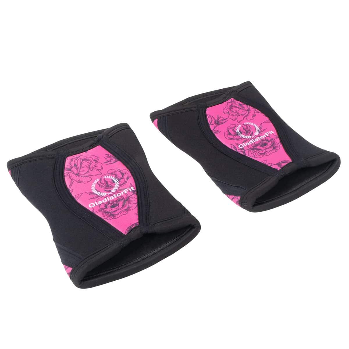 Ginocchiere a compressione in neoprene con motivo (set di 2) 3/4