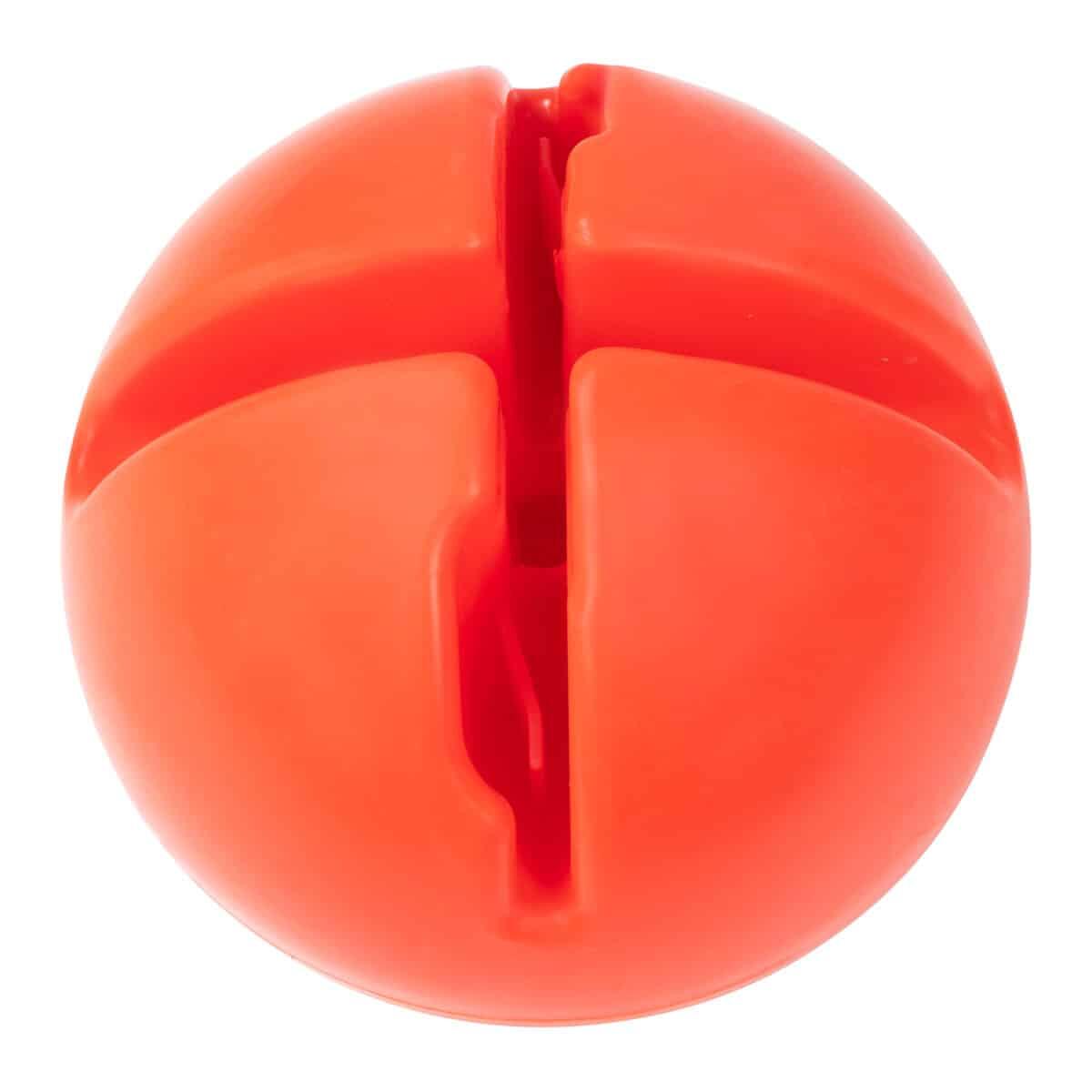 Socle embase lestée rouge 20x20x10 cm avec encoche pour cerceau 4/4