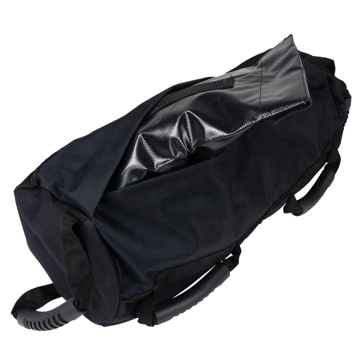 Sandbag GladiatorFit 65x30x3 cm nero in nylon, modulabile 3/5