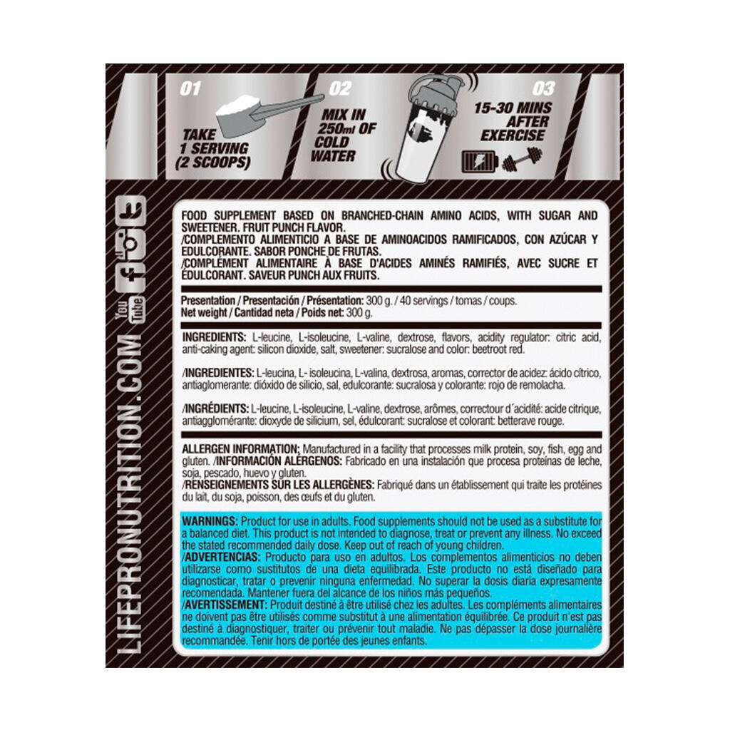 Bcaa 8:1:1 300g Life Pro 2/4