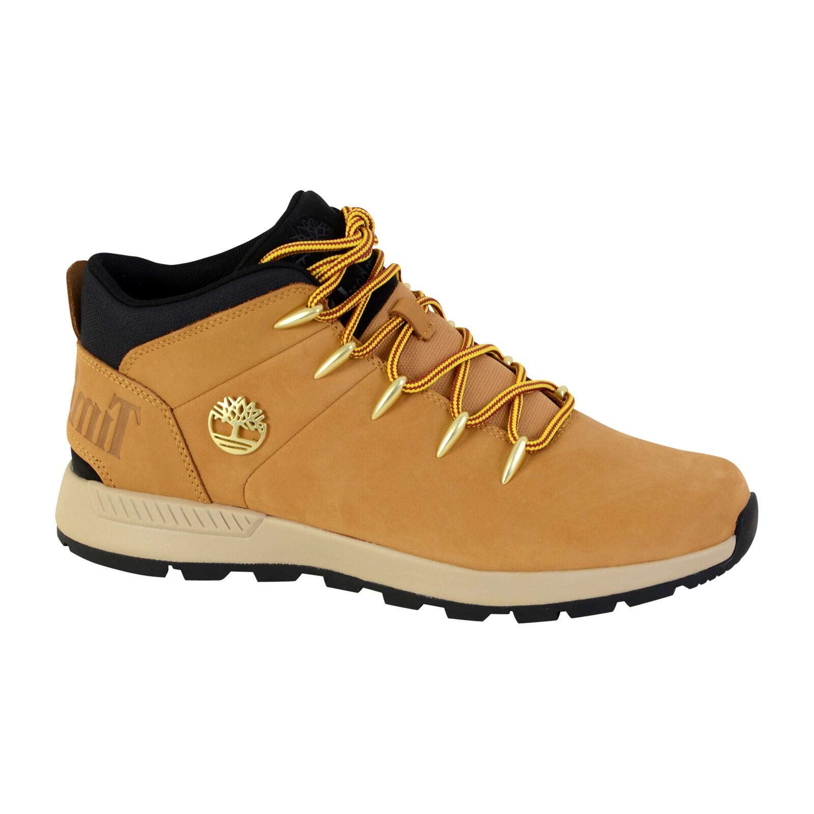 Basket mi-haute à lacets pour homme en jaune Sprint Trekker 2/7