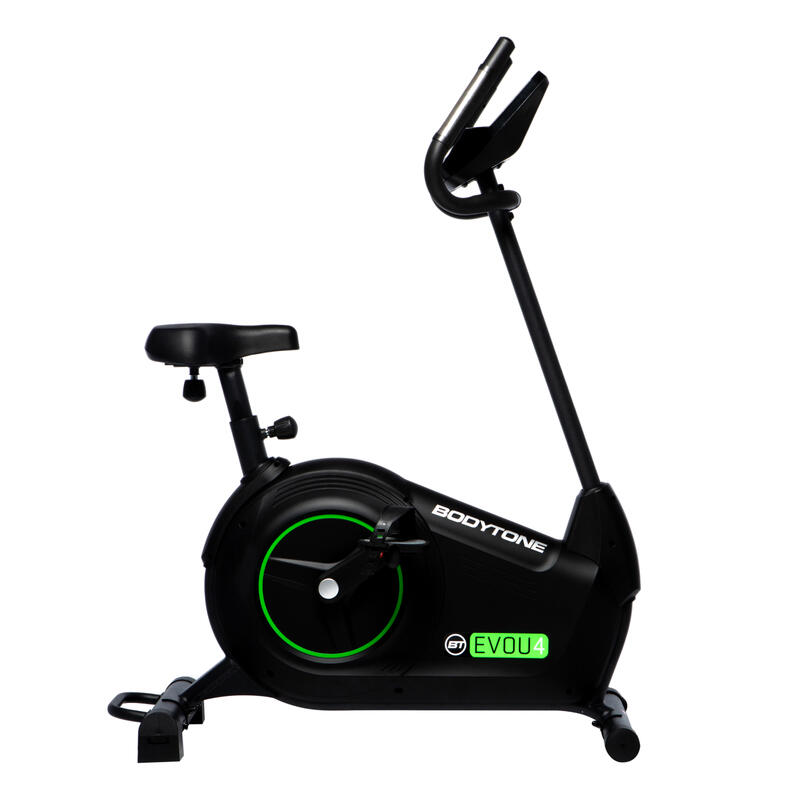 Bicicleta de exercício semi-profissional Bodytone EVOU4, ecrã LED, 16 kg