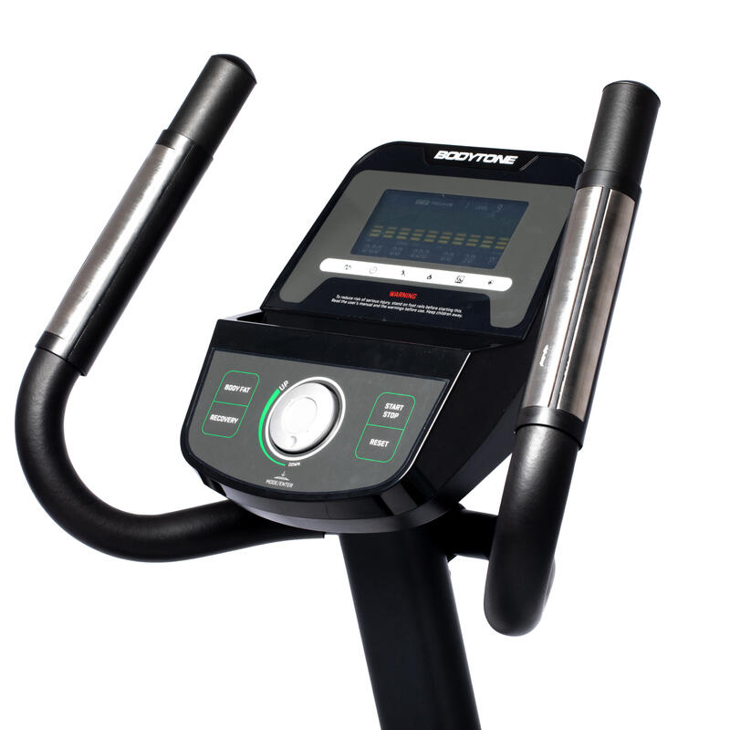 Bicicleta de exercício semi-profissional Bodytone EVOU4, ecrã LED, 16 kg