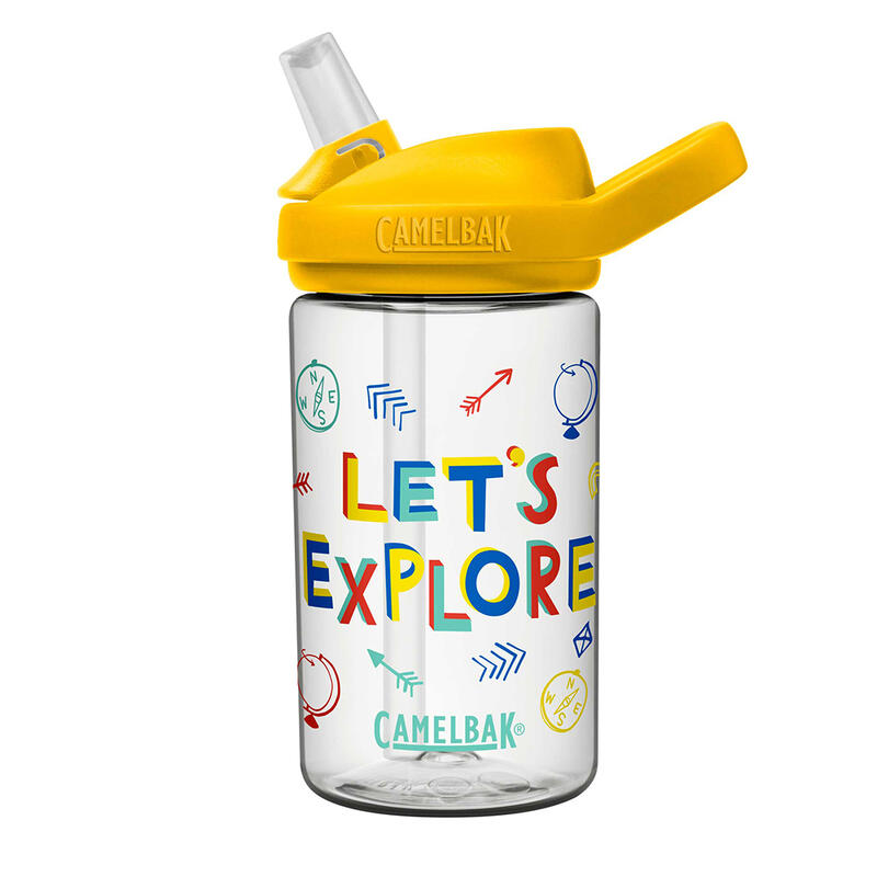 Bidon CAMELBAK Eddy+ Kids Bottle with Tritan™ Renew - Let's Explore, 14OZ