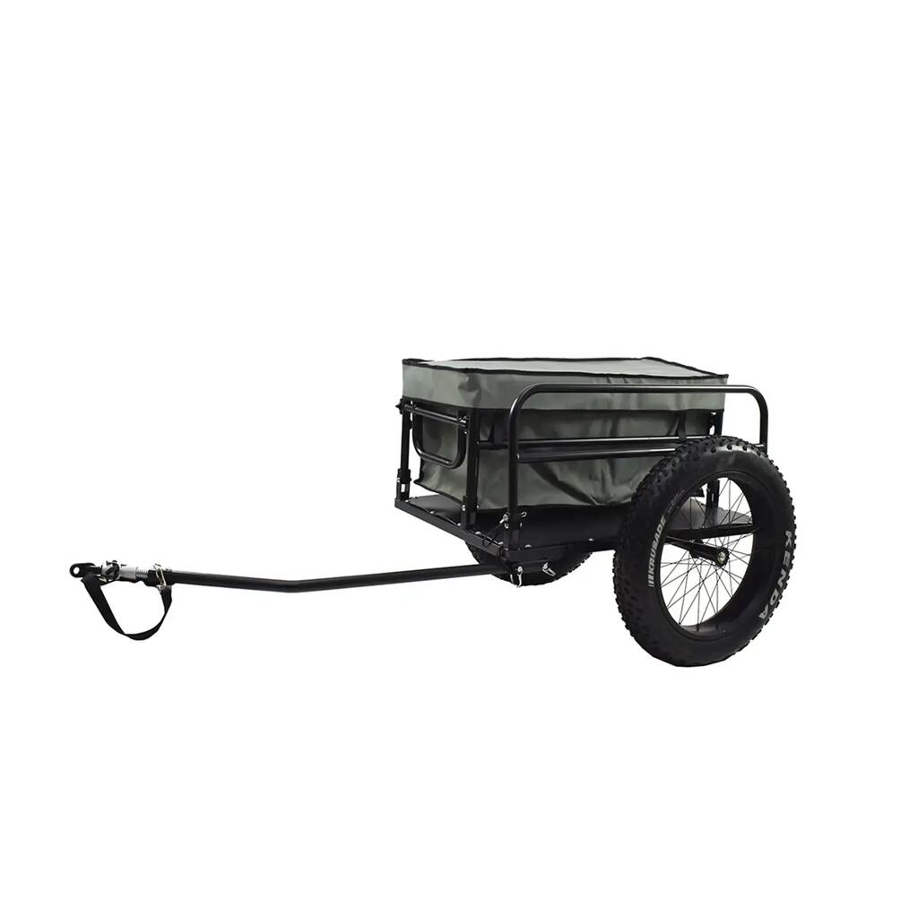 Bicycle trailer for surf, paddle, beach use – fat bike wheels