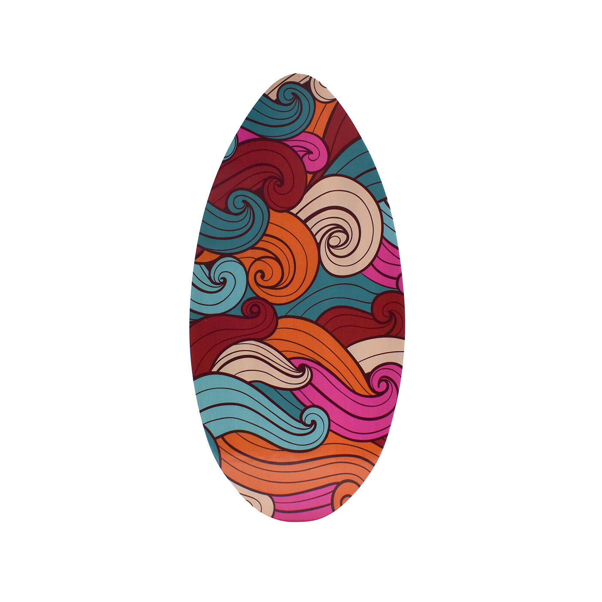 9WS Tabla de madera ondulada de 41''