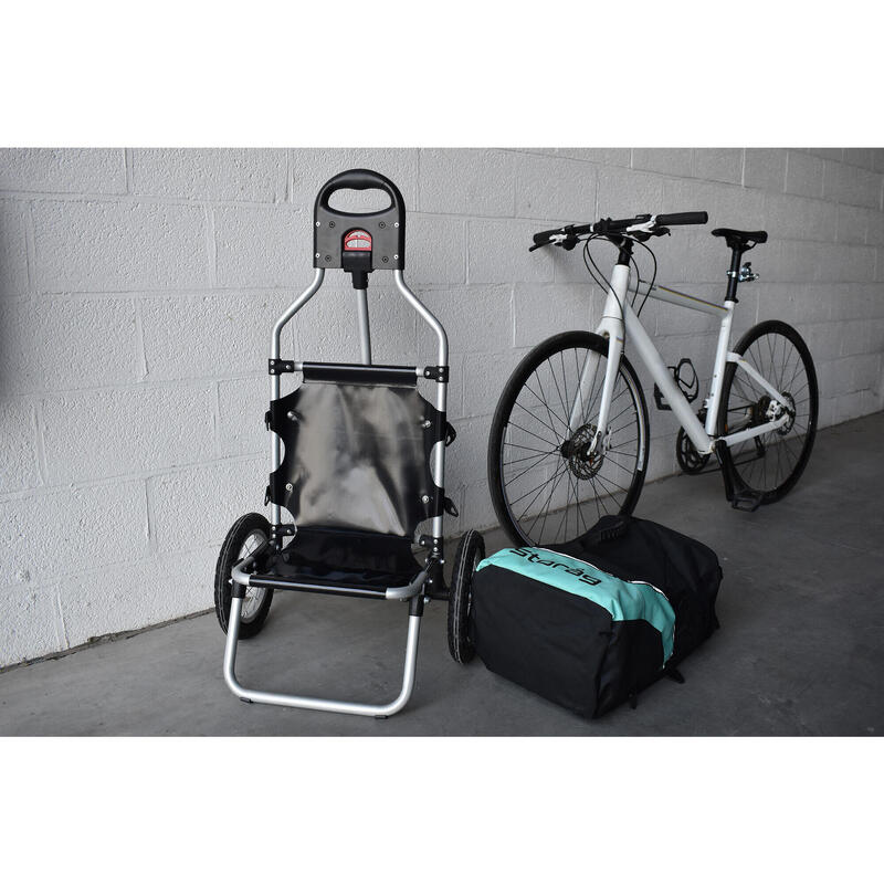 Carrello pieghevole per biciclette