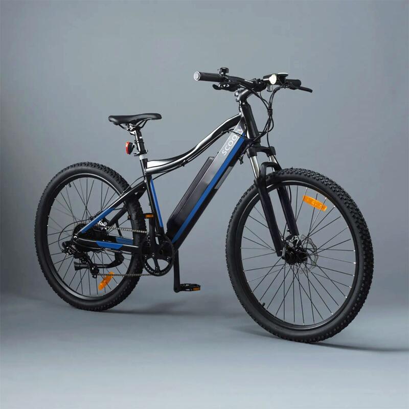 SCOOTY COUNTRY 28 ELEKTRISCHE MOUNTAINBIKE ZWART - 27,5'' - BEREIK 65KM