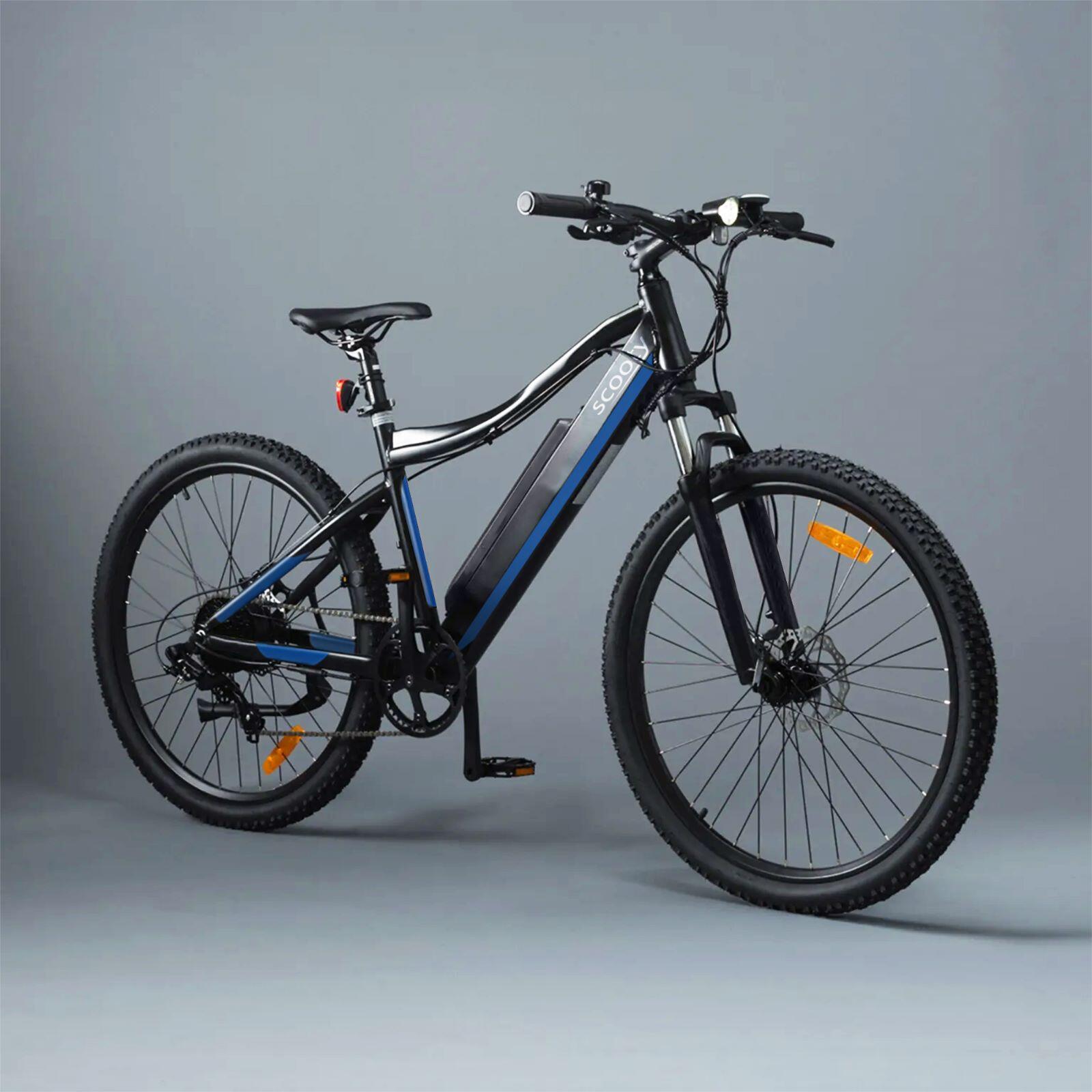 VTT ELECTRIQUE SCOOTY COUNTRY 28 NOIR 27 5 AUTONOMIE 65KM SCOOTY Decathlon