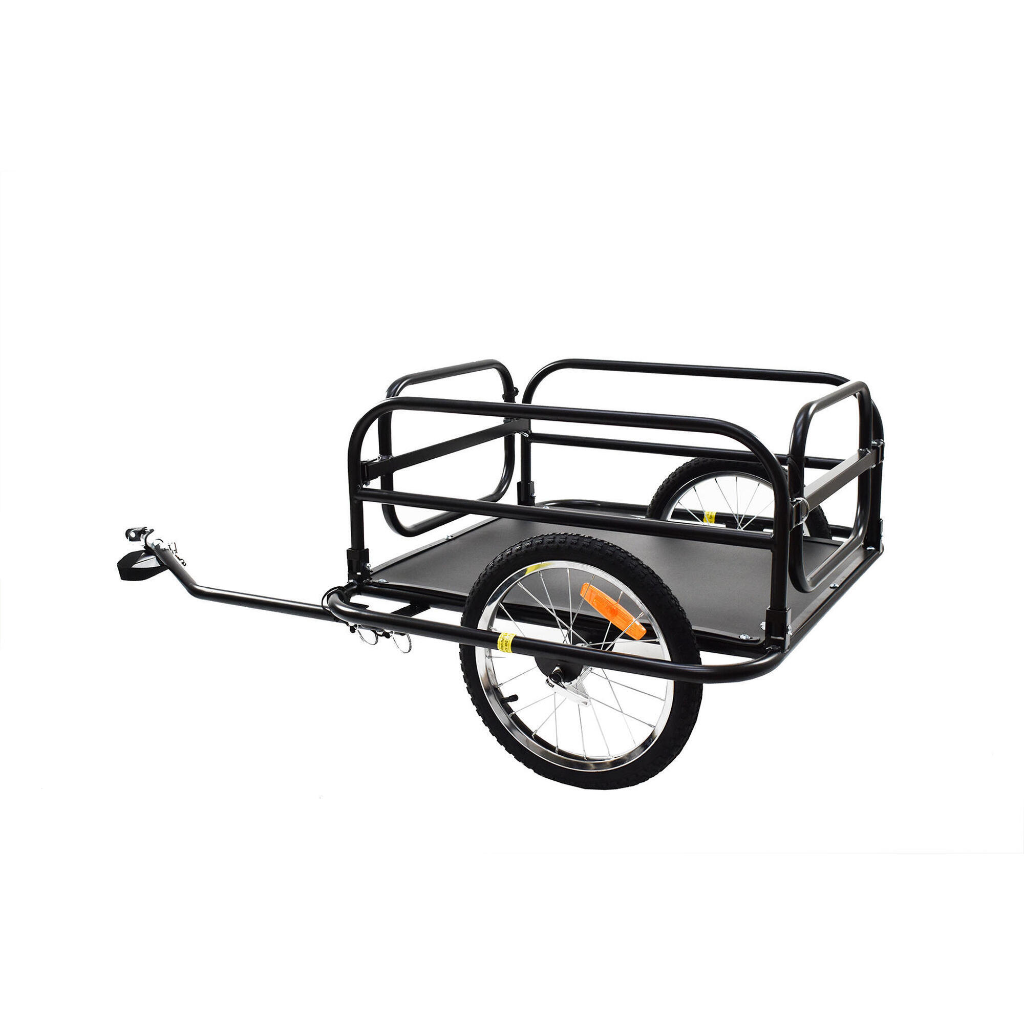 Folding trailer for bike, surf, paddle