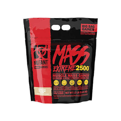 Mutant mutant mass xxxtreme 2500 (12lbs) vanilla ice cream - gewichtstoename
