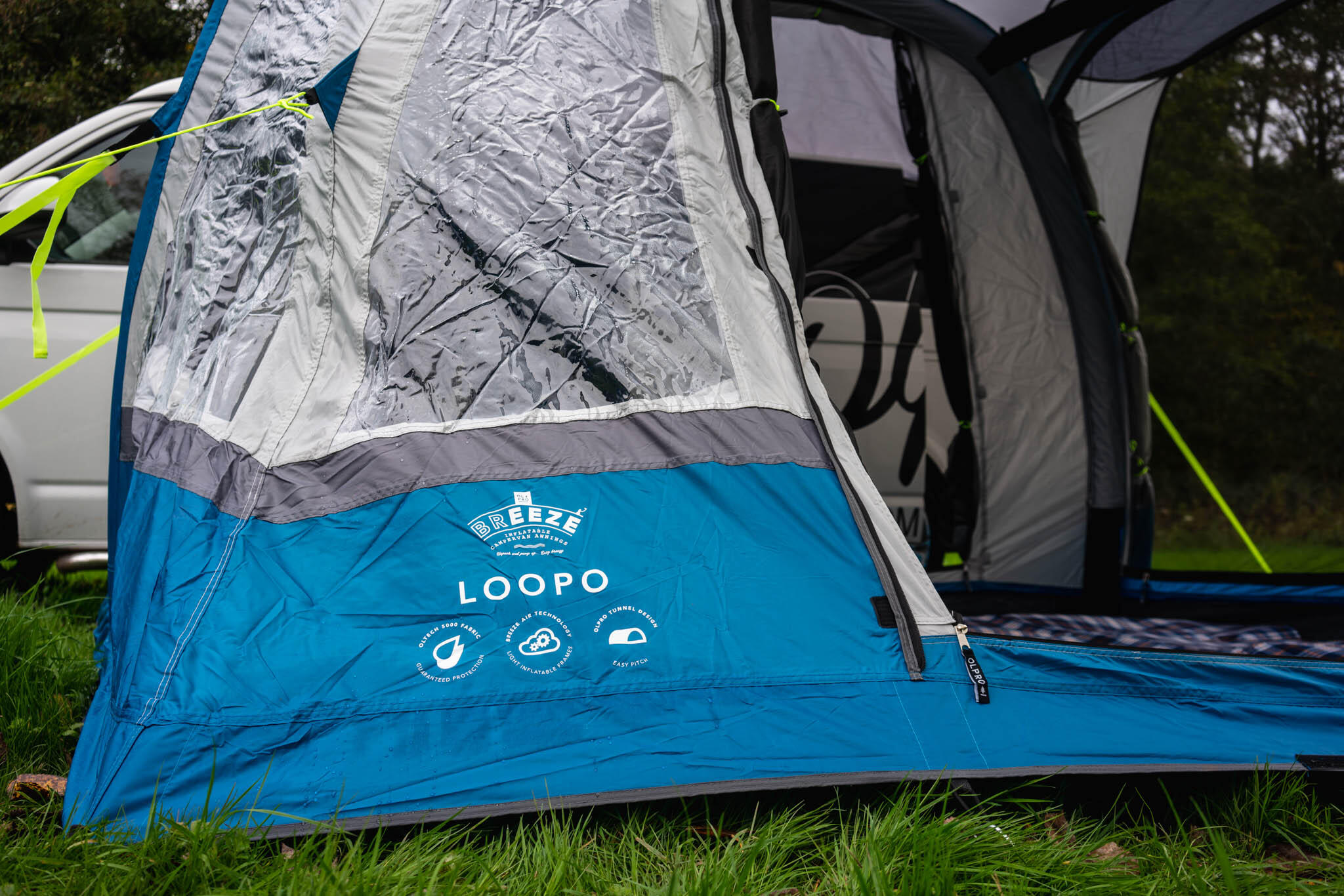 OLPRO Loopo Breeze - Inflatable Campervan Awning 7/8