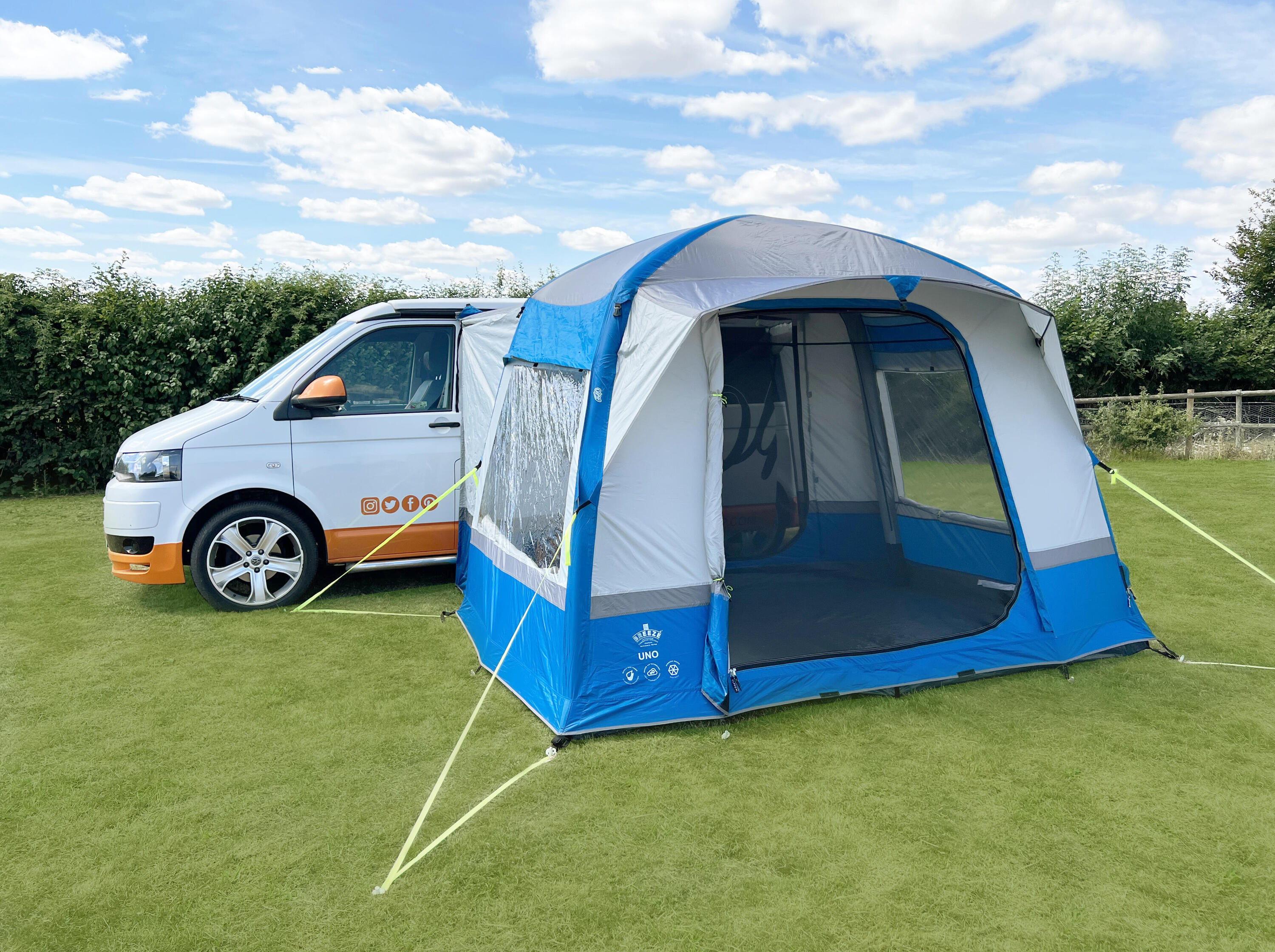 OLPRO Uno Breeze - Inflatable Campervan Awning 4/8