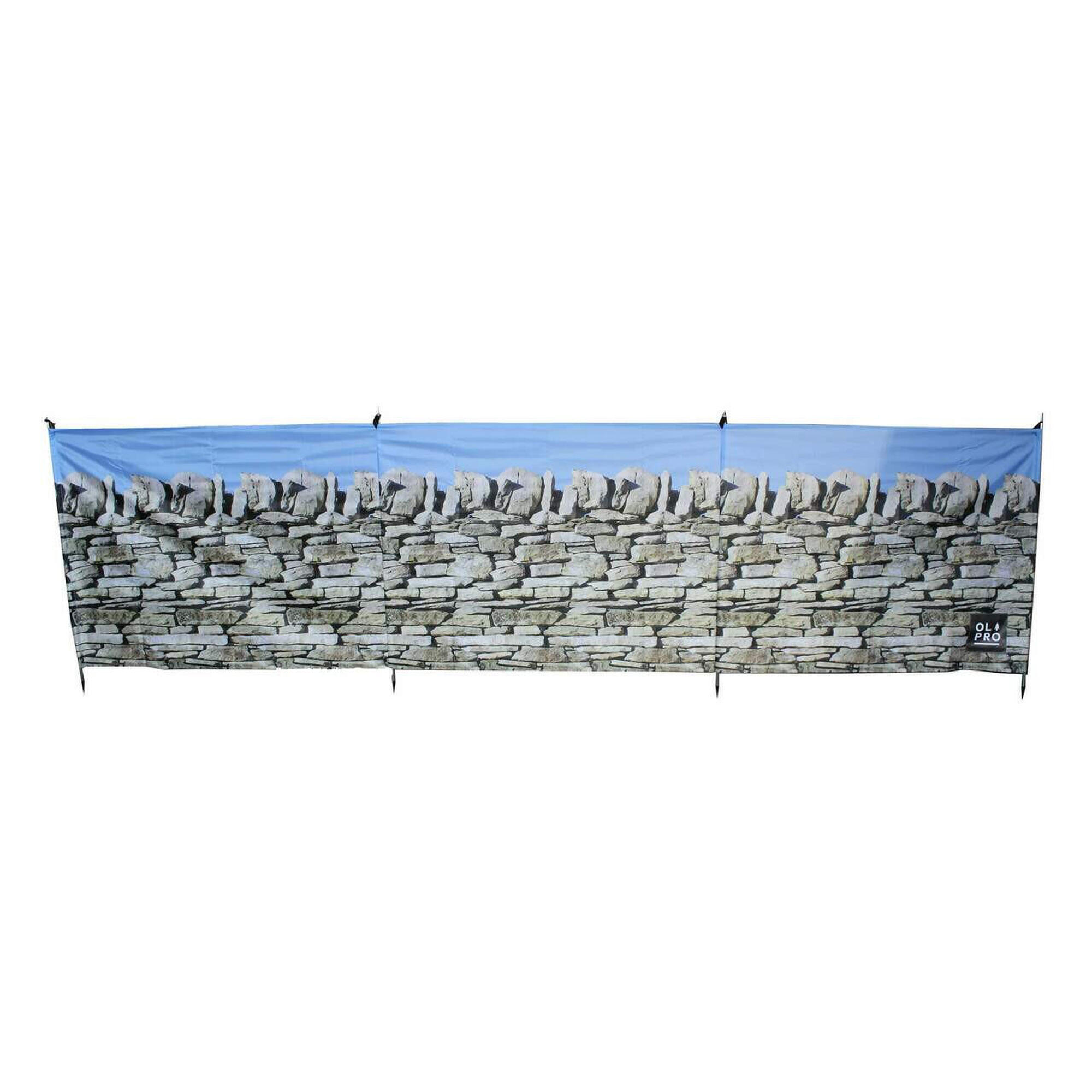 OLPRO Stone Wall 4 Pole Compact Windbreak 1/4